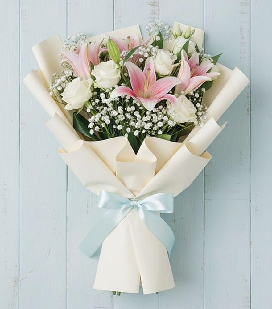 Букет цветов из: Лилии в Муслюмово Татарстан