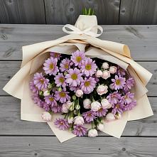 Букет цветов из:  Розы и Хризантемы в Муслюмово Татарстан