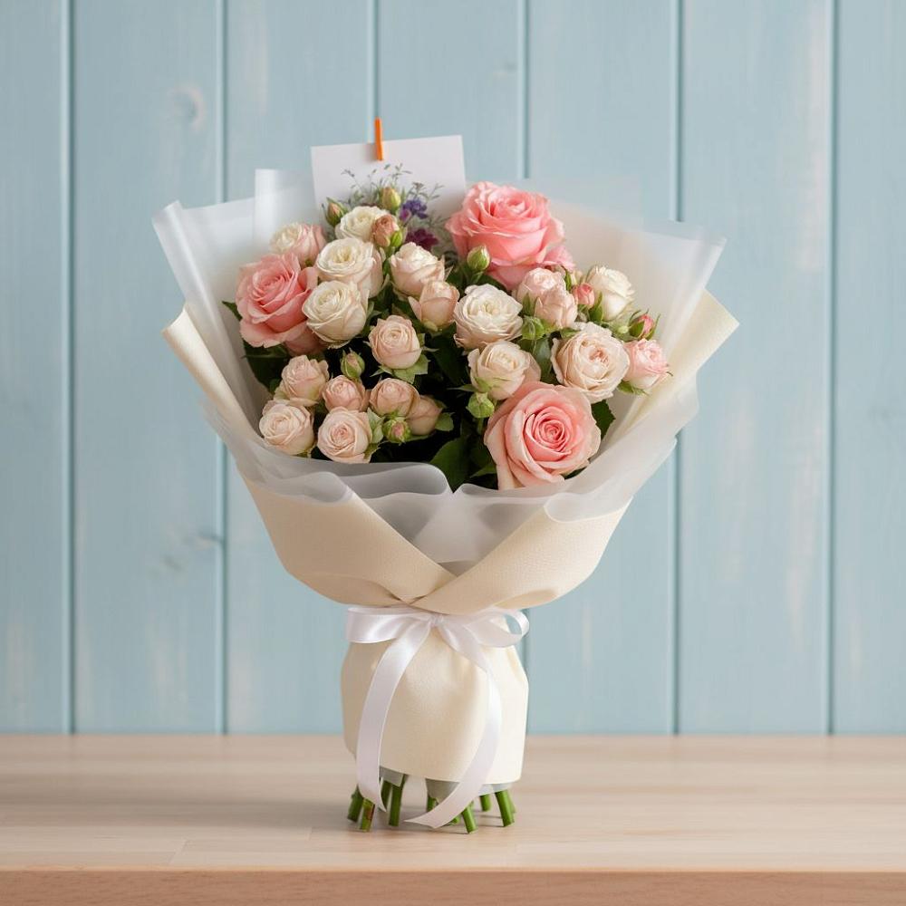 Букет цветов из: Розы в Муслюмово Татарстан