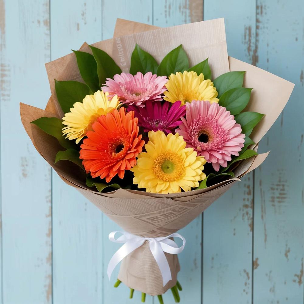 Букет цветов из: Герберы в Муслюмово Татарстан