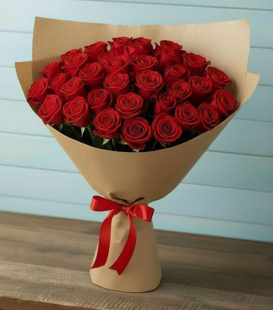 Букет Красные розы Милано в Муслюмово Татарстан
