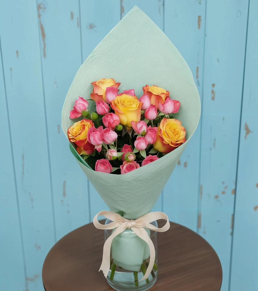 Букет цветов из: Розы в Муслюмово Татарстан