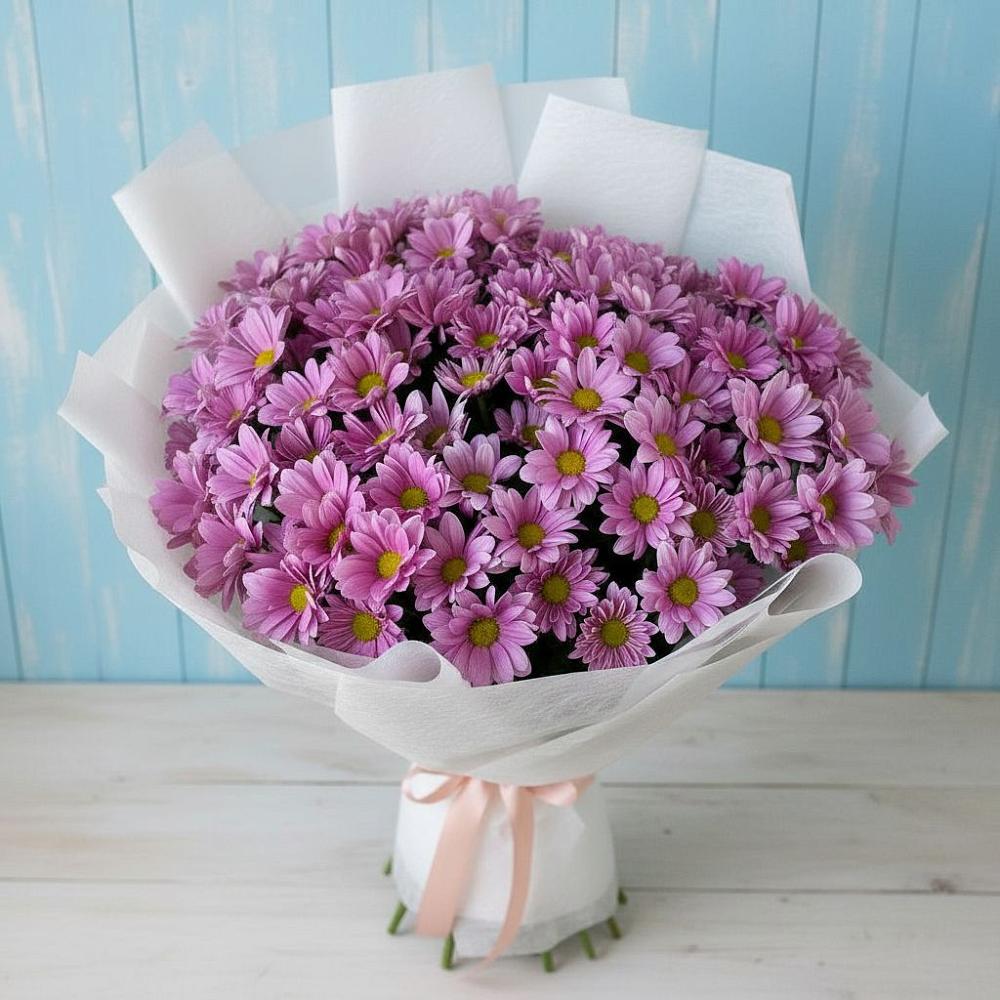 Букет цветов из: Хризантемы в Муслюмово Татарстан