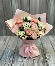 Букет цветов из:  Гвоздики, Розы и Хризантемы в Муслюмово Татарстан