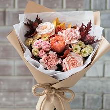 Букет цветов из:  Гвоздики, Хризантемы и Розы в Муслюмово Татарстан