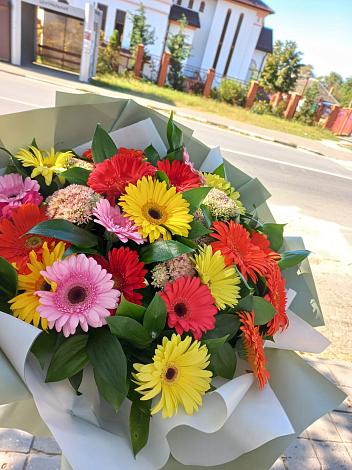 Букет цветов из: Герберы в Муслюмово Татарстан